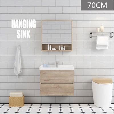 Kohler Solid Wood Wash Basin Mirror Cabinet Combination Water-Proof Hanging Bathroom Cabinet Modern