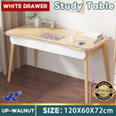 JR Solid Wood Study Table With Drawer Home Computer Table Simple Writing Study Desk