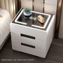 Smart Table Modern Locker Nordic Bedroom Multi-functional Bedside Small White Paint Simple Cabinet