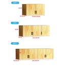 Kitchen Hanging Cabinet Wall Cabinet Top Cabinet Solid Wood Storage Cabinet Sliding Door Toilet