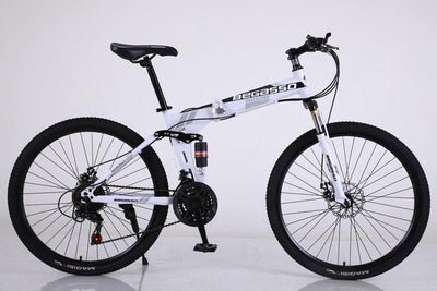 Begasso Folding Bicycle Shimano Accessories 24/27 26inch Mountain Bike Damping Disc Brake Variable