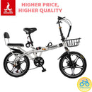 Phoenix🚴‍♀️Folding Bike Spot Road Bikes Ready Stockfolding Bicycles, Women''s Lightweight Portable