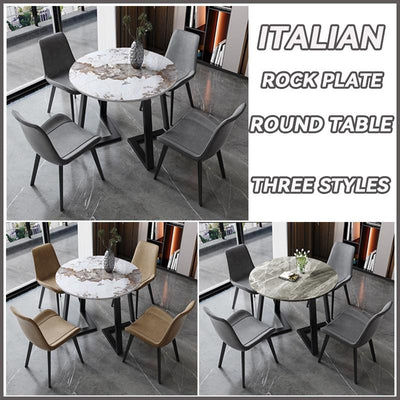 Bright Slate Dining Table Round Table/Square Table Simple Reception Table Household Scratch And High