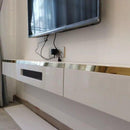 TV console wall mounted cabinet