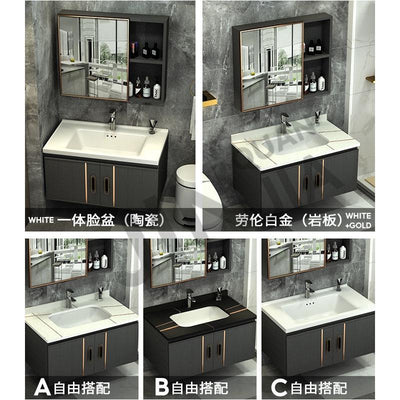 JINQUANJIA Bathroom Vanity Cabinet Bathroom Toilet Toiletry Makeup Cosmetic Organizer Rack Shelf