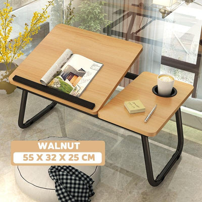 Fanenso Small Table Foldable Table Lifting Folding Bed Movable Table Notebook Computer Table