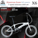 HITO Foldable Bicycle shimano Folding Bicycle Ultra-light Men's And Women's Folding Bike