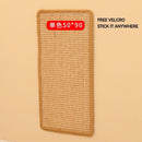 RUNPET Sisal Cat Scratch Mat Cat Scratcher Horizontal Cat Floor Scratching Pad Rug Scratch Pad for