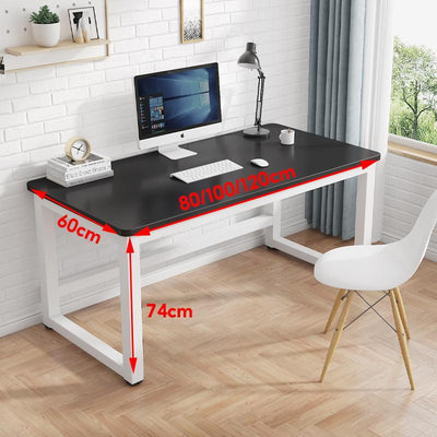 LeShu Study Table Computer Table With Bookshelf 80/100/120cm Home Office