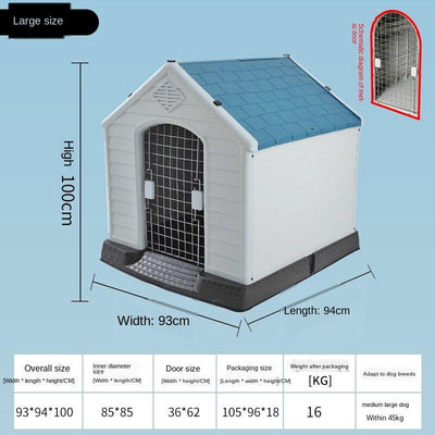 Dog House Warm Large Four Seasons Universal Teddy Summer Outdoor Villa Kennel Removable And Washable