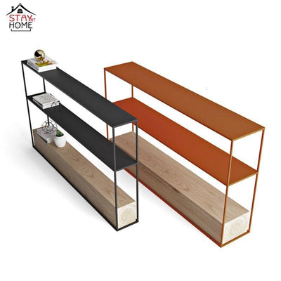 Nordic Sofa Iron Rear Shelf Floor Multi-layer Storage Rack Back A Few Walls And Narrow Table Modern