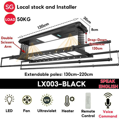 Automated Laundry Rack Smart Laundry WIFI Control