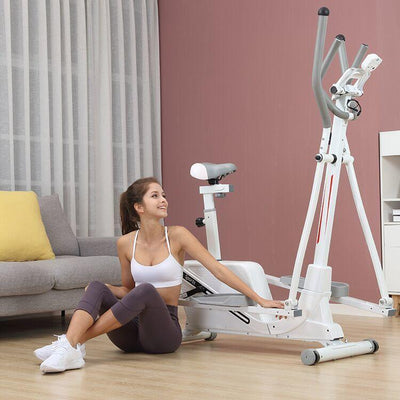 Fitness Professional Elliptical Machine Household Magnetic Control Exercise Bike Indoor Spinning