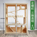 Pet Cage Cat Cabinet Cage House Indoor Winter Warm and Thick Enclosed House Package Installation