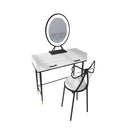 Black/white Family Dresser And Chairs，simplicity Bedroom Table And Chairs Economic European-style Dr