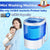 Portable Washing Machine Mini Washing Machine Blu Ray Baby Semi-automatic Washing Machine Cleaning