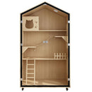 Pet Villa Cage Solid Wood Oversized Luxury Cabinet Nest House Double Layer Three-layer Cat Climbing