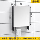 Bathroom Mirror Cabinet Wall Mounted Aluminum Alloy Toilet Mirror Wall Mounted Storage Box with