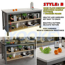 YOOKE Kitchen Cutting Table Can Be Customized Pine Wood Center Island Table Cooking Kitchenware