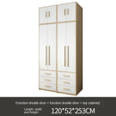 Nordic Wardrobe Simple Modern Economy Assembly Two-door Board Simple Custom Small Bedroom Wardrobe