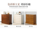 (No Need To Install) Solid Wood Storage Cabinet Modern Simple Chest Of Drawers American Bedroom