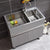 304 Sink Stainless Wash Pool Basin Steel Laundry Cabinet Bathroom Cabinets Washbasin Laundry Pool