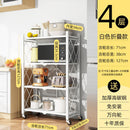 Foldable Kitchen Rack kitchen Organiser Multi-layer Pot Rack Microwave Rack/oven Storage Rack/toast