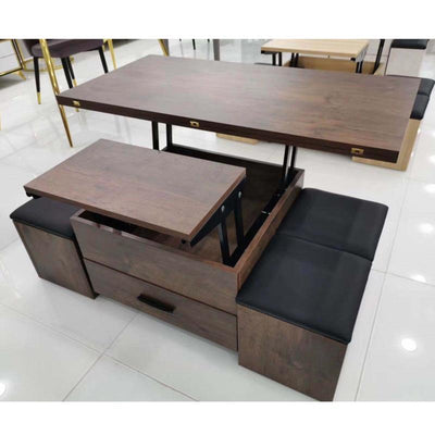 Coffee Table Lift Living Room Coffee Table Folding Telescopic Storage Tea Table