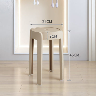 【Buy 3 Free 1】Nordic Dining Stool living room Small Stool Simple Plastic Stool Round Shape Stool