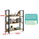 Steel And Wood Bookshelf Iron Shelf Floor Multi-storey Living Room Storage Shelf Display Shelf