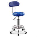 Leather Bar Stool Swivel Chair High Back Lifting Bar Chair Beauty Barber Shop Chair Round Stool With