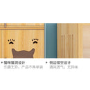 Byto Solid Wood Cat Cabinet Luxury Villa Cage Cat Cabinet Multi-layer Pet Cabinet