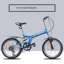 Hito 20 inch variable speed folding bike mountain bicycle shockproof male and female students