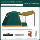 Adventure Camel Outdoor Full-automatic Thickened Rainstorm-proof Camping Aluminum Rod 3-4-person