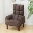 Chair Omlin Office Lazy Sofa Computer Chair Japanese Folding Reclining Chair Single Cloth Sofa 【In