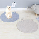 RUNPET Sisal Cat Scratch Mat Cat Scratcher Horizontal Cat Floor Scratching Pad Rug Scratch Pad for