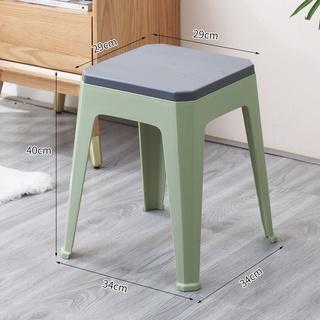 【Buy 3 Get 1 Free】3 Stools Plastic Chair | Dining Chair/Dining Stool Set Of | Stackable Chair |