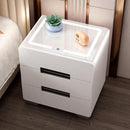 Smart Table Modern Locker Nordic Bedroom Multi-functional Bedside Small White Paint Simple Cabinet