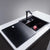 Hidden Bar Sink Kitchen Invisible Handmade Single Slot with Lid Zhongdao Small Basin Stainless Steel
