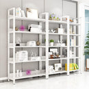 Steel And Wood Bookshelf Iron Shelf Floor Multi-storey Living Room Storage Shelf Display Shelf