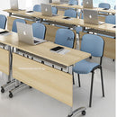 CONSIDER Folding Training Table Removable Splicing Double Long Table Office Desk