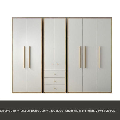 Nordic Wardrobe Simple Modern Economy Assembly Two-door Board Simple Custom Small Bedroom Wardrobe