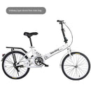 Folding 20-inch Adult Male Female Youth Student Shock Absorption Variable Speed Bicycle Small and