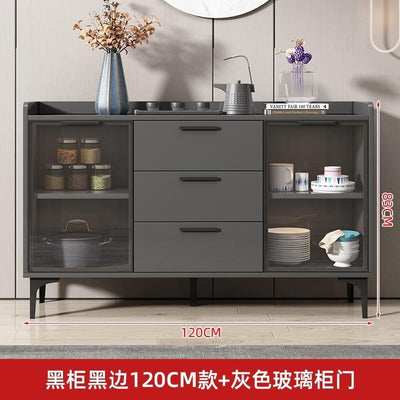 Zcm Sideboard Kitchen Cabinet Cupboard Household Kitchen Storage Rack Locker Tea Cabinet Wine