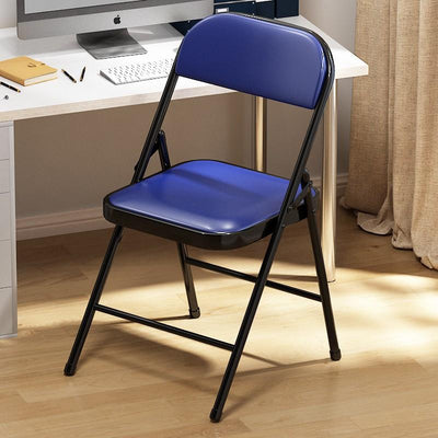 Desiny Frame Foldable Chair Folding Steel Portable Cushion Home Office Simple Outdoor Waterproof