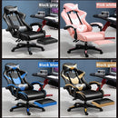 Gaming Chair Comfortable Nylon Foot With Footrest Office Chair Computer Chair E-sports Chair