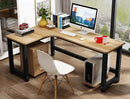 SENBIJU Home Corner L-shaped Desk Modern Minimalist Bedroom Computer Table