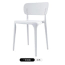 Plastic chair back adult thickened family Nordic dining chair student learning desk stool bedroom