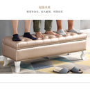 European Living Room Foot Change Shoe Stool Bedroom Bed Tail Sofa Stool American Cloakroom Storage