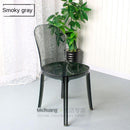 Transparent Chair European Acrylic Casual Creative Soft Bag Dining Chair Simple Personality Plastic